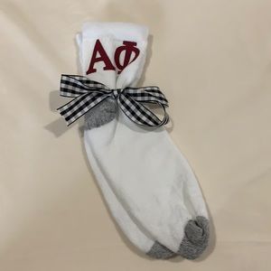 Never Worn Alpha Phi Socks